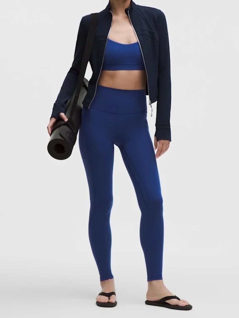 Lululemon Align High Rise Pant 28 Inch Pockets Blue Size 6 Nulu